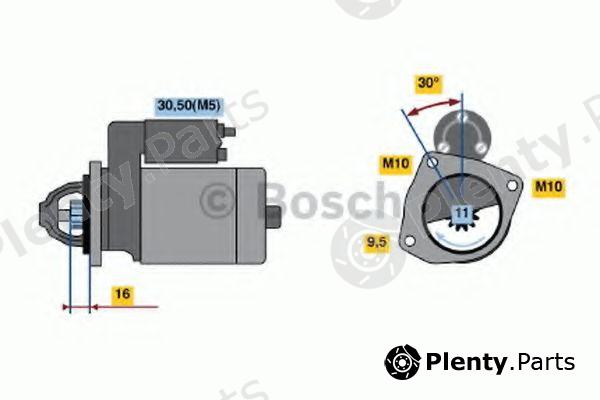  BOSCH part 0986022131 Starter