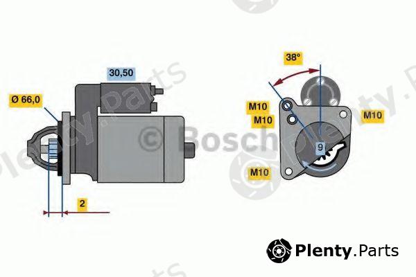  BOSCH part 0986022830 Starter