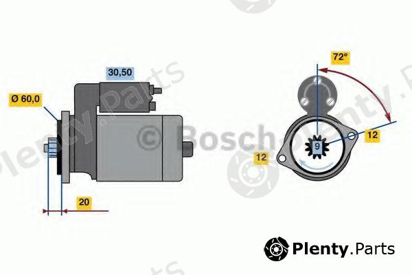  BOSCH part 0986023420 Starter