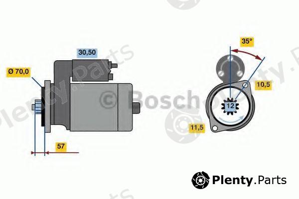  BOSCH part 0986023540 Starter