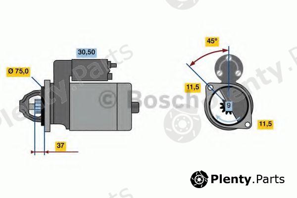  BOSCH part 0986023770 Starter