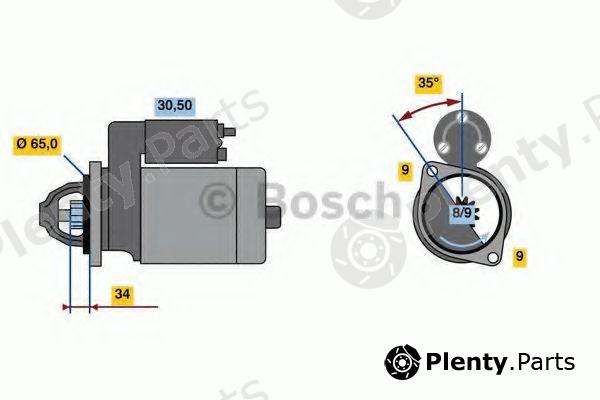  BOSCH part 0986023790 Starter