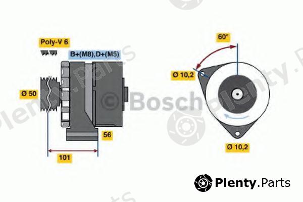  BOSCH part 0120469927 Alternator