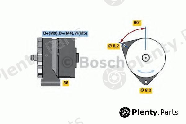  BOSCH part 0120469102 Alternator