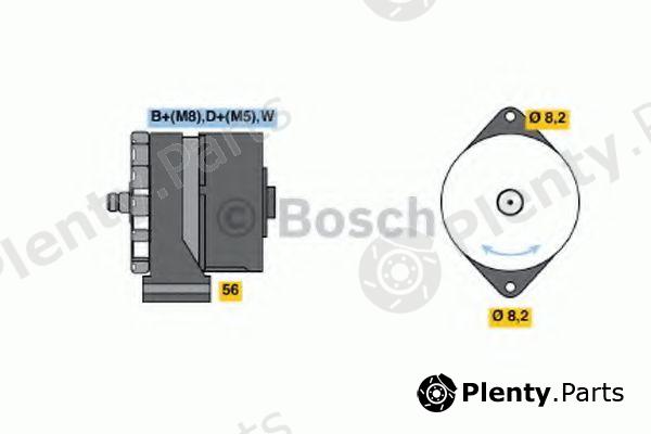  BOSCH part 0120484019 Alternator