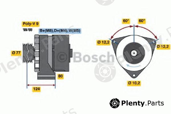  BOSCH part 6033GB3019 Alternator