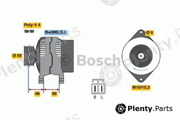  BOSCH part 0986040491 Alternator