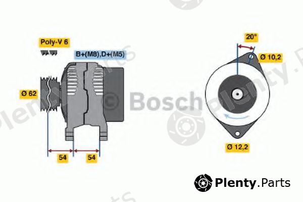  BOSCH part 0986040671 Alternator