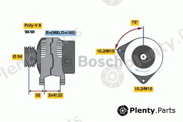  BOSCH part 0986042091 Alternator