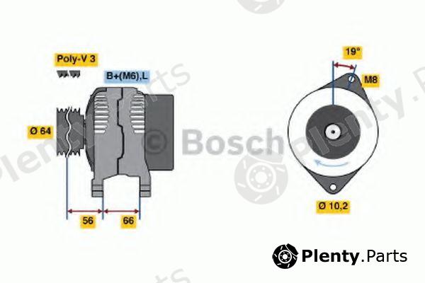  BOSCH part 0986042121 Alternator