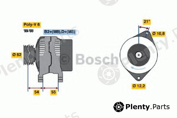  BOSCH part 0124415015 Alternator