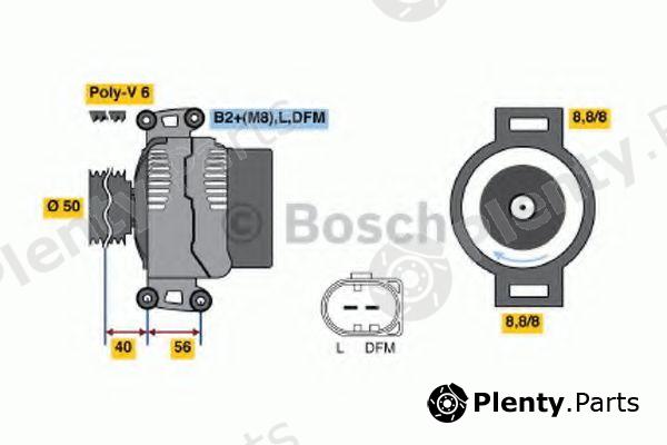  BOSCH part 0986045420 Alternator