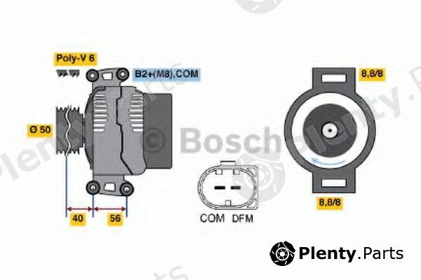  BOSCH part 0986047150 Alternator