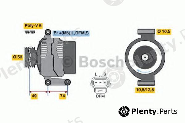  BOSCH part 0986047260 Alternator