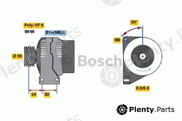  BOSCH part 0986047500 Alternator