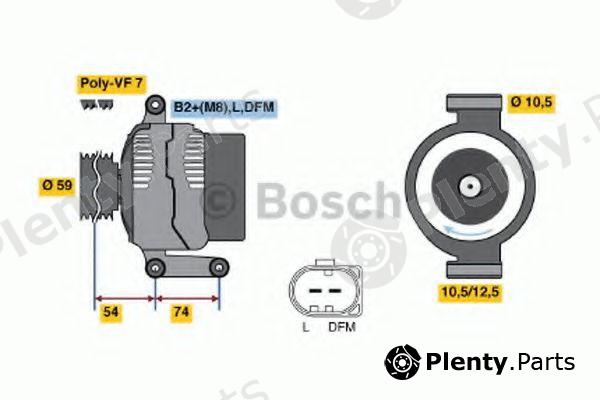  BOSCH part 0986047920 Alternator