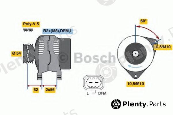  BOSCH part 0986049020 Alternator