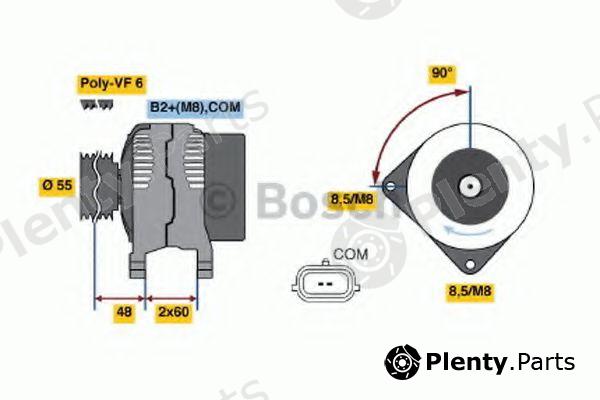  BOSCH part 0986049030 Alternator