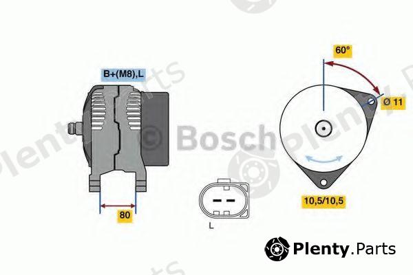  BOSCH part 0986080060 Alternator