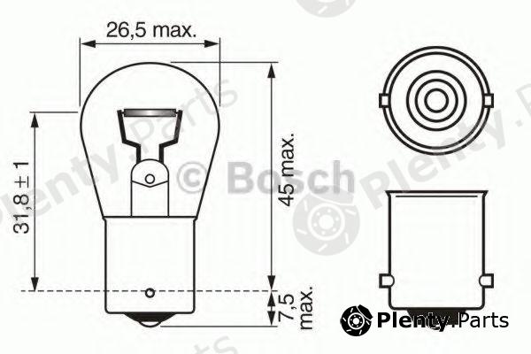  BOSCH part 1987302607 Bulb
