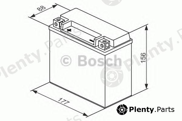 BOSCH part 0092M60240 Starter Battery