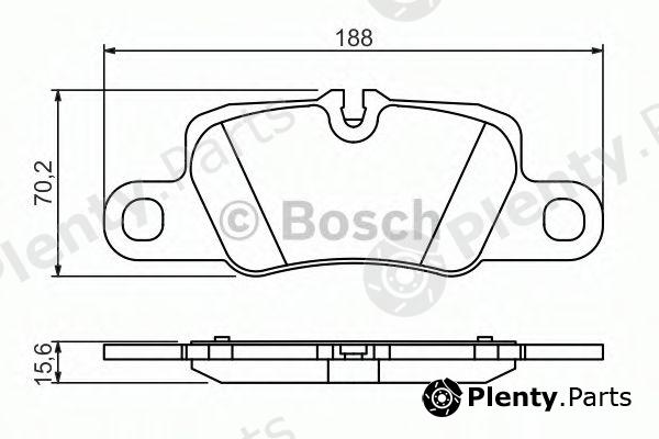  BOSCH part 0986494431 Brake Pad Set, disc brake