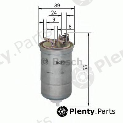  BOSCH part 0450906409 Fuel filter