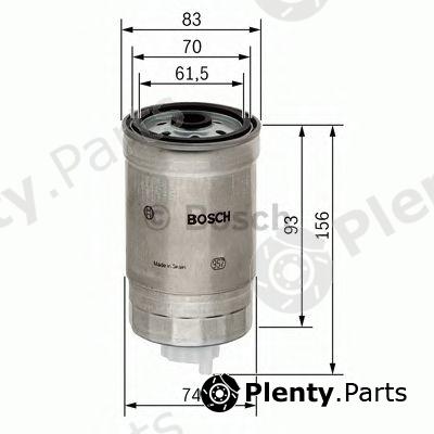  BOSCH part 1457434106 Fuel filter