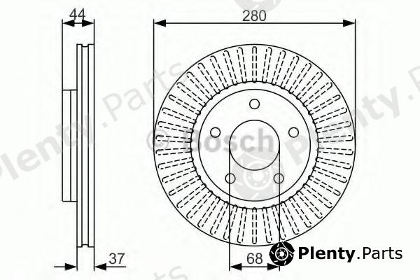  BOSCH part 0986479A28 Brake Disc