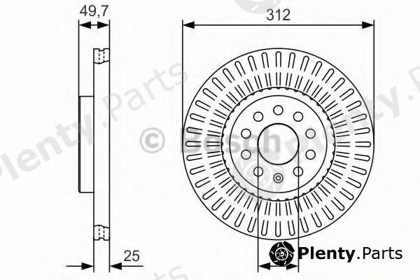 BOSCH part 0986479C29 Brake Disc