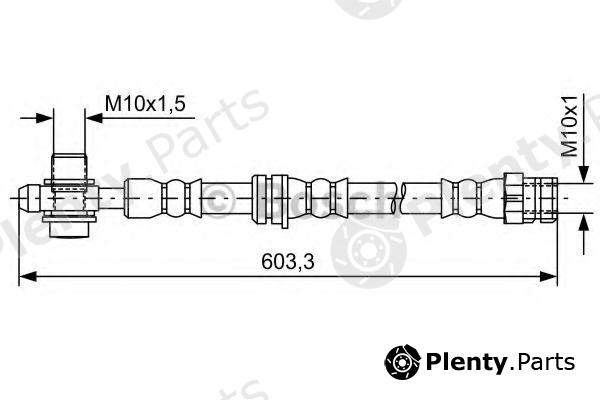 BOSCH part 1987481742 Brake Hose