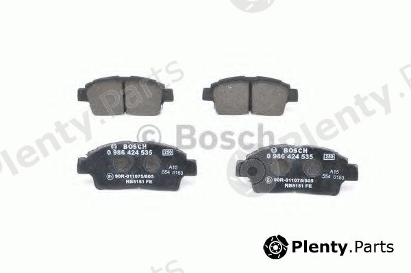  BOSCH part 0986424535 Brake Pad Set, disc brake