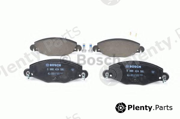  BOSCH part 0986424581 Brake Pad Set, disc brake