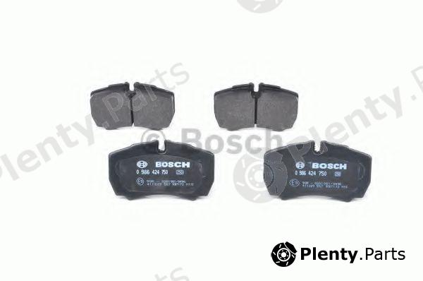  BOSCH part 0986424750 Brake Pad Set, disc brake
