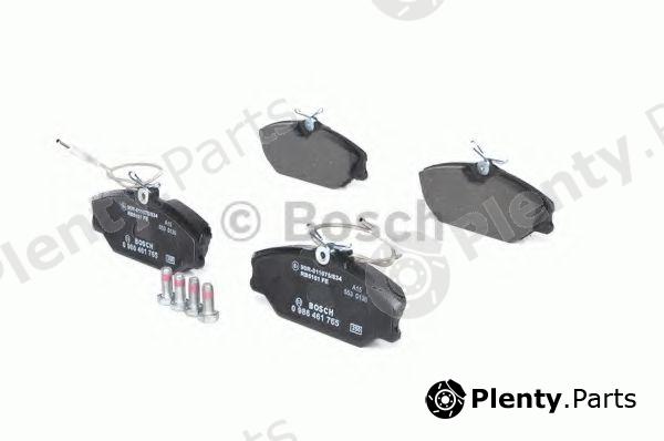  BOSCH part 0986461765 Brake Pad Set, disc brake