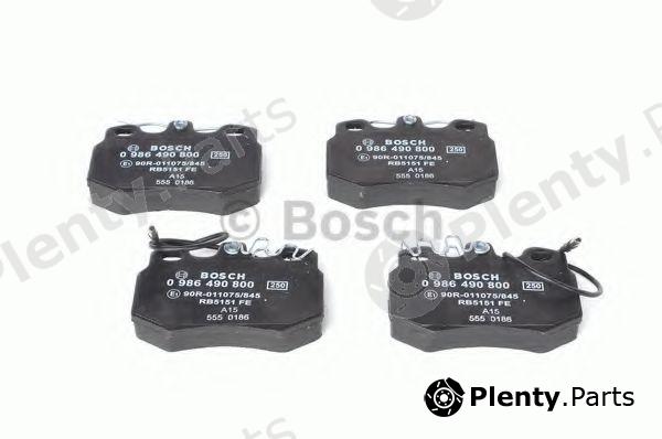  BOSCH part 0986490800 Brake Pad Set, disc brake