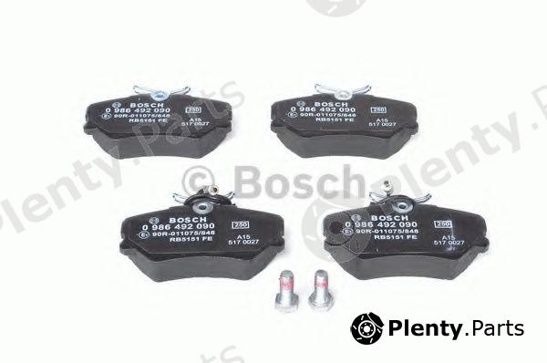  BOSCH part 0986492090 Brake Pad Set, disc brake