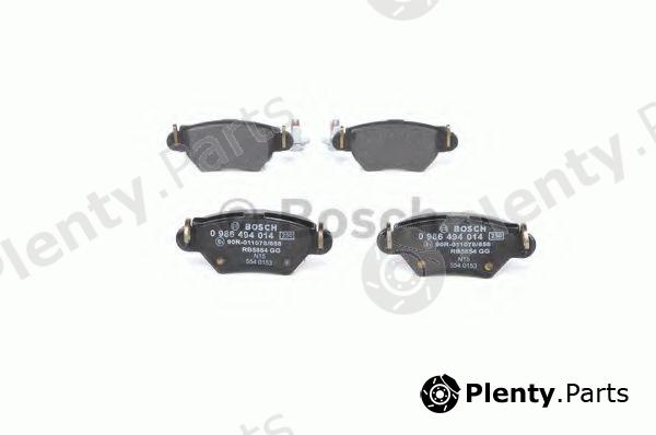  BOSCH part 0986494014 Brake Pad Set, disc brake