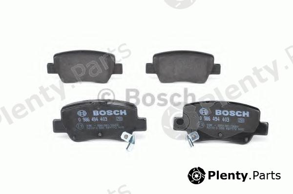  BOSCH part 0986494403 Brake Pad Set, disc brake