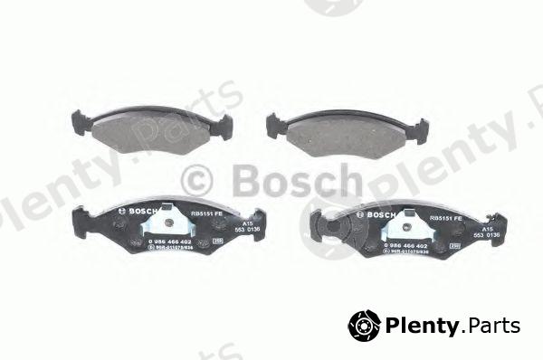  BOSCH part 0986466402 Brake Pad Set, disc brake