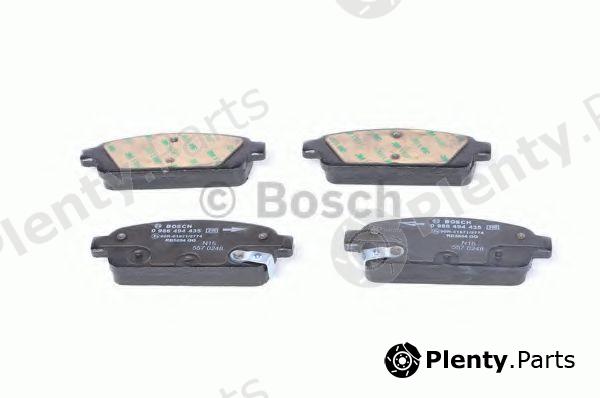  BOSCH part 0986494435 Brake Pad Set, disc brake