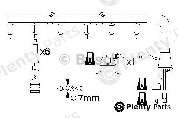  BOSCH part 0986356322 Ignition Cable Kit