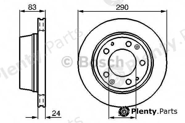  BOSCH part 0986478310 Brake Disc