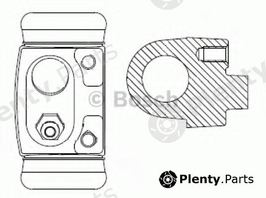  BOSCH part 0986475846 Wheel Brake Cylinder