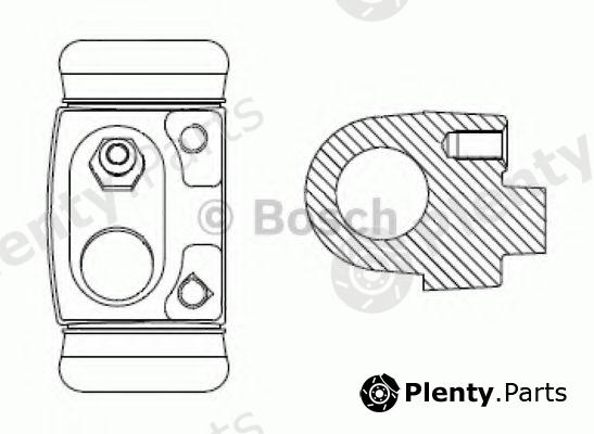  BOSCH part 0986475847 Wheel Brake Cylinder