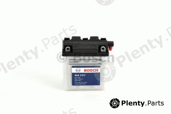  BOSCH part 0092M4F070 Starter Battery; Starter Battery