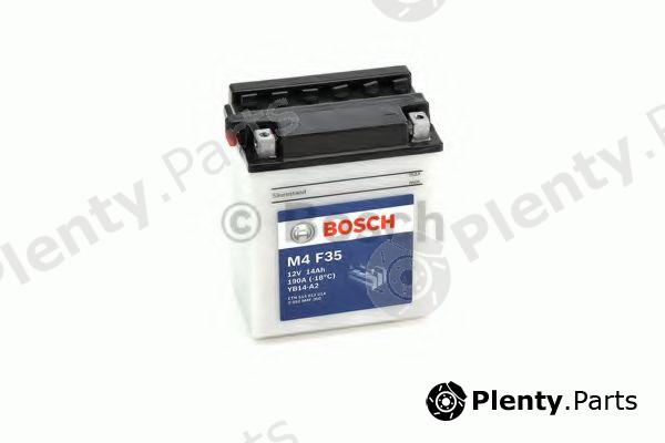  BOSCH part 0092M4F350 Starter Battery; Starter Battery