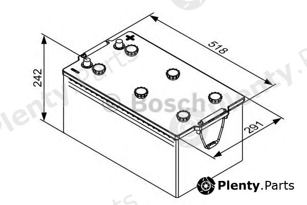  BOSCH part 0092T30810 Starter Battery