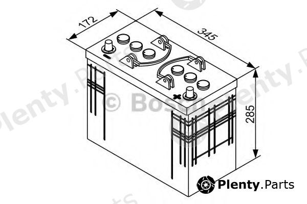  BOSCH part 0092T30400 Starter Battery