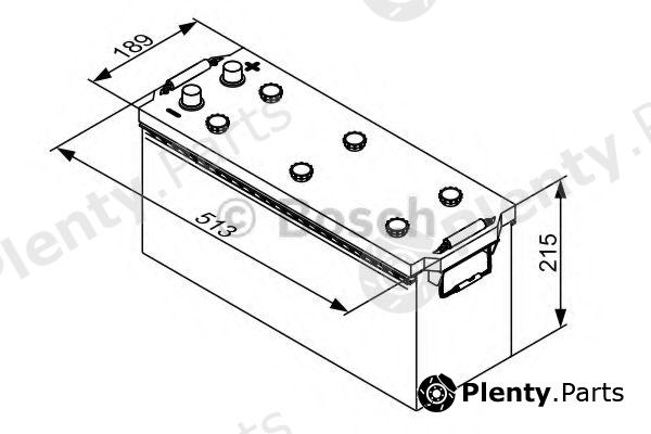  BOSCH part 0092T30750 Starter Battery